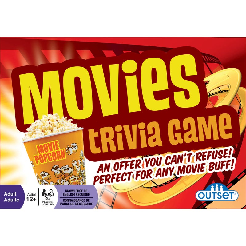 Outset Media Movies Trivia Game - Party Game - Family Game - Travel Game - Fun and Easy to Play - 880 Trivia Questions - for 2 or More Players - Ages 12+ - Image 4